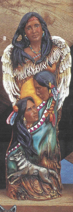 2815 Indian Angel Totem
