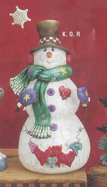 2964 Large Folksy Snowman