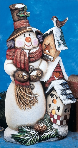 3120 XL Snowman Birdhouse