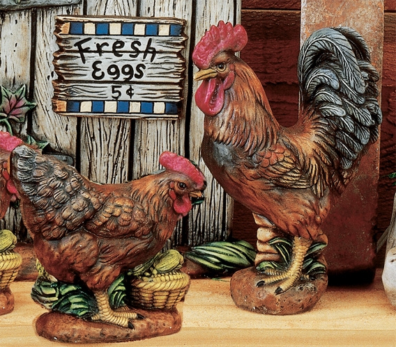 3256 Rooster & Hen