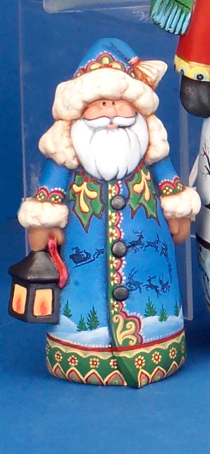 3859 Small Pottery Santa