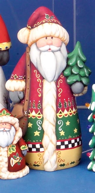 3860 Large Pottery Santa