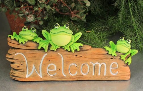4172 Frog Welcome