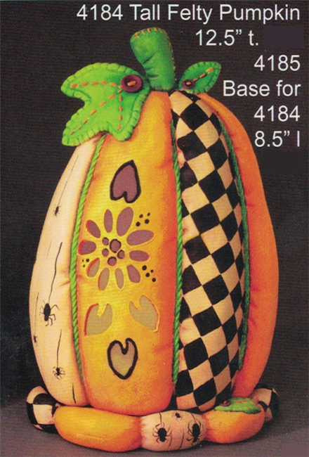 4184 Tall Felty Pumpkin
