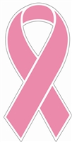 Pink & White Windshield Ribbon