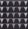 Checkered Poly Triangle Pennants