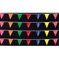 100 ft. Fluorescent Pennants