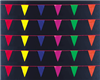 105 ft. Spectrum Pennants