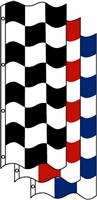 3' X 8' Checkered Flag