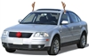 Clip On Reindeer Antler Car Set