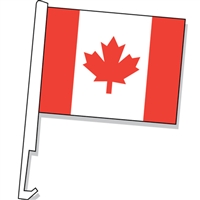 Clip on Canada Car Window Flag