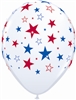 16" Red & Blue Star Balloons
