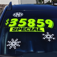 Holiday Decal - Snowflakes