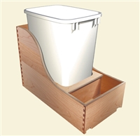 Solid Maple 12 Inch Trash Pull-Out