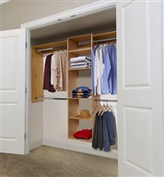 Maple Wood Closet Organizer