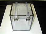 Custom Built Lexan Box with Removable Locking Lid