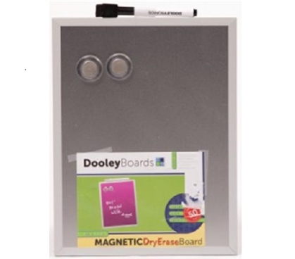 Useful Dorm Item - Magnetic Dry Erase Board - Silver - Supply For College