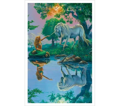 If I Were a Mermaid and You Were a Unicorn - Warren, Jim Poster - Classy Dorm Decor