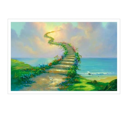 Bring Class to College Decor - Stairway To Heaven - Warren, Jim Poster - Art Posters For College