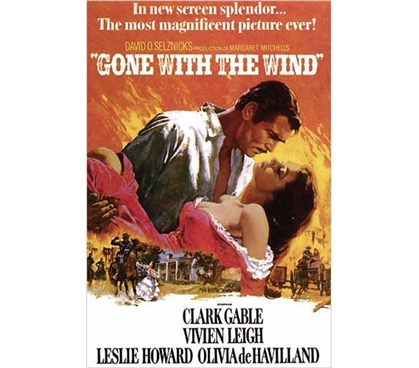 Classic Movie Poster - Gone With The Wind Poster - Cool College Poster