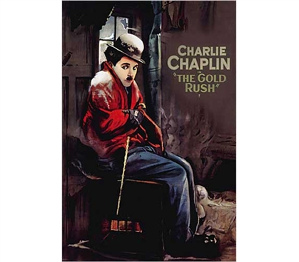 Decorate Your Dorm - Charlie Chaplin - Gold Rush Poster - Adds To Dorm Room Decor