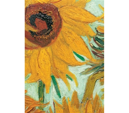 Vase with Twelve Sunflowers - Van Gogh Poster