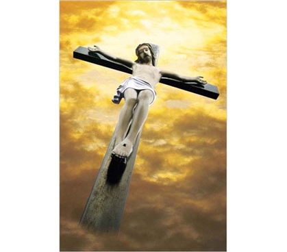 Promote A Positive Message - Crucified Christ Poster - Dorm Decor With Meaning