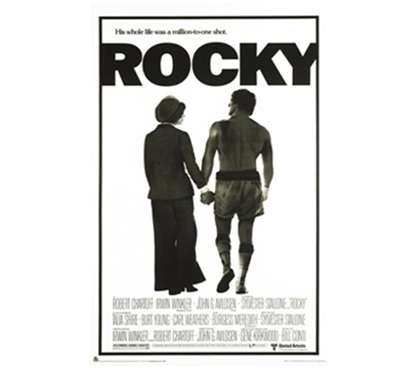 Rocky Movie Inspirational Sheet Poster