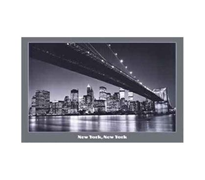 NY Manhattan Bridge Dorm Poster