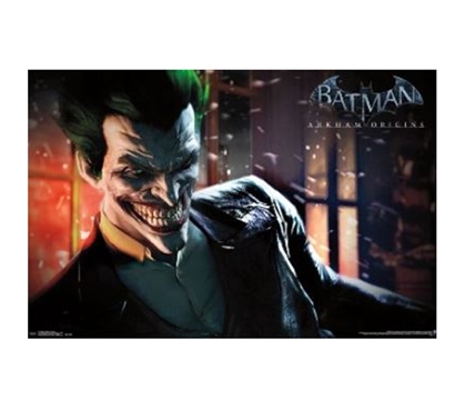 Add To Your Dorm Room - Arkham Origins - The Joker Poster - Fun Wall Decor