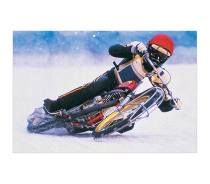 Sports Posters Are Ideal Dorm Decor - Ice Biker Poster - Cool Dorm Room Supply