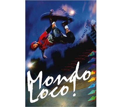 Cool Skateboarding Poster - Skateboard - Mondo Loco Poster - Supplies For Dorms