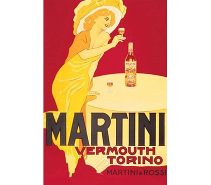 Vintage Martini & Rossi - Martini Vermouth Torino Poster