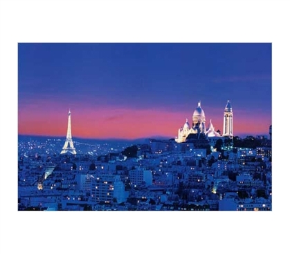 Decorate Your College Dorm - Paris At Night Poster - Cool View Of Paris