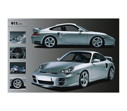 Slick Sportster Porsche 911 GT2 Poster