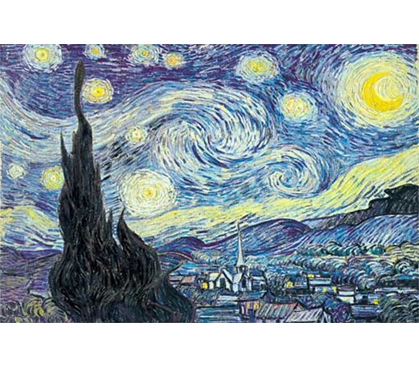 Starry Night (Nuit Etoilee) very artsy painting of a starry night great idea for dorm room