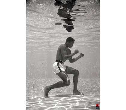 Legendary Muhammad Ali - Underwater Boxing College Dorm Poster