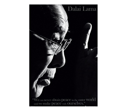 Buddha Leader - Dalai Lama Portrait & Poster