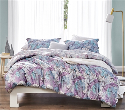 Extra Long Twin Comforter Set Carnival Rio Dorm Bedding Essentials with Unique Colorful Pattern