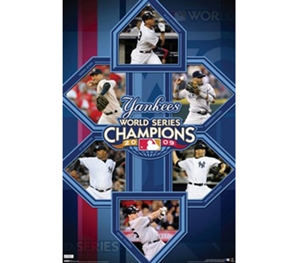 Legacy of NY Yankees 2009 League Champions Poster