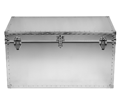 Durable College Trunk for Dorm Room USA Made Fit Everything Steel College Trunk Smooth or Embossed Construction