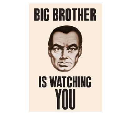 Big Brother Is Watching You Poster Dorm Room Decorations
