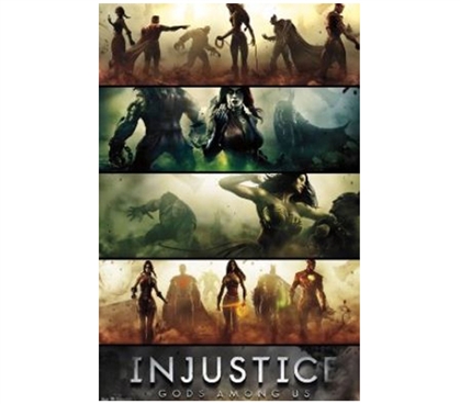 Posters Are Cheap - Injustice Poster - Add Fun Dorm Decorations