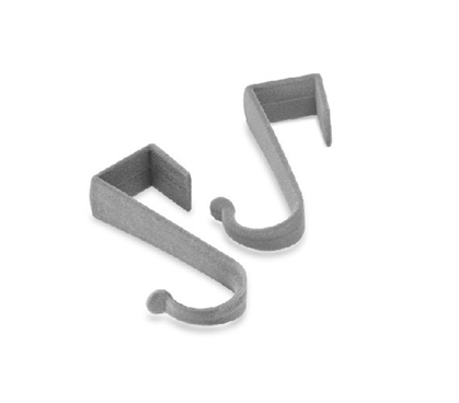 Dorm Over The Door Hooks - Gray Dorm Room Storage Dorm Organizer