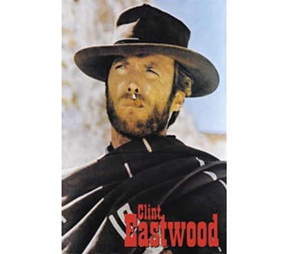 Forever Famous Cowboy - Clint Eastwood College Poster