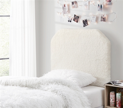 Easy to Install Dorm Headboard Mo' Cashmere High Quality Polar Bear White College Bedding Accessory