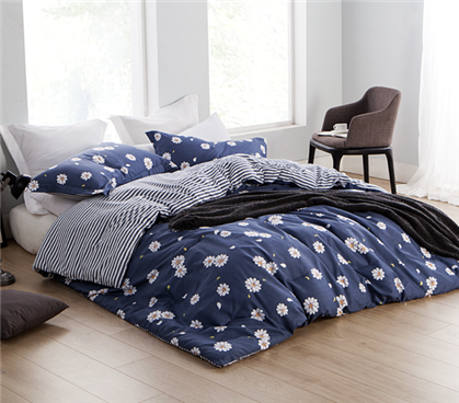 Daisy Mae Twin XL Comforter Dorm Bedding Set Must Have Dorm Items