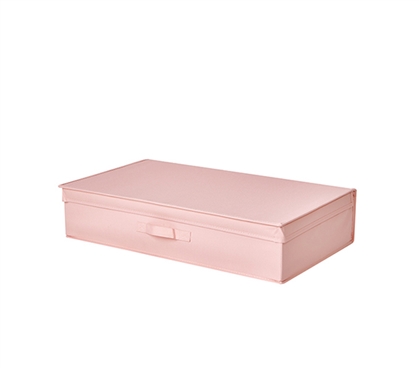 Pretty Rose Quartz Pink College Dorm Decor and Cheap Dorm Room Storage Made with Durable TUSK Material