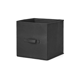 Durable TUSK Dorm Storage Item Black Fold Up Cube for Essential College Supplies Storage