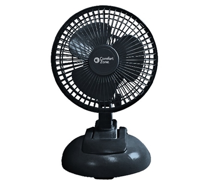 6" Desktop Fan (2-in-1 Desk/Clip Fan) Cute Dorm Fan